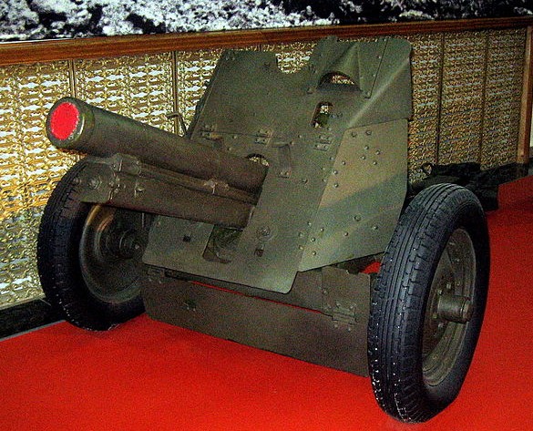 76-мм полковая пушка обр. 1943 г. ОБ-25.