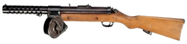 пистолет-пулемет MP18.