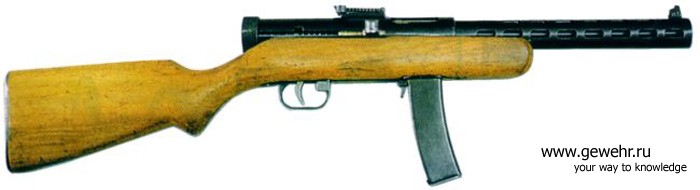 Пистолет-пулемет Дегтярева.