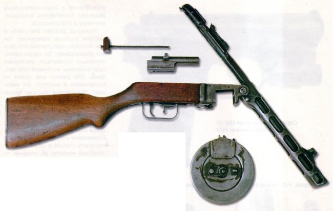 ППШ-41 Пистолет-пулемет Шпагина.