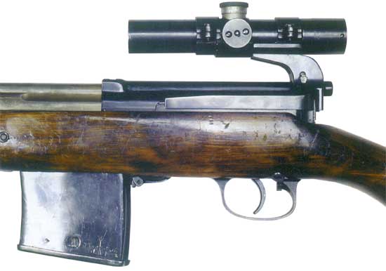 Самозарядная винтовка Токарева СВТ-40.