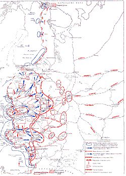 Карта приграничных сражений
